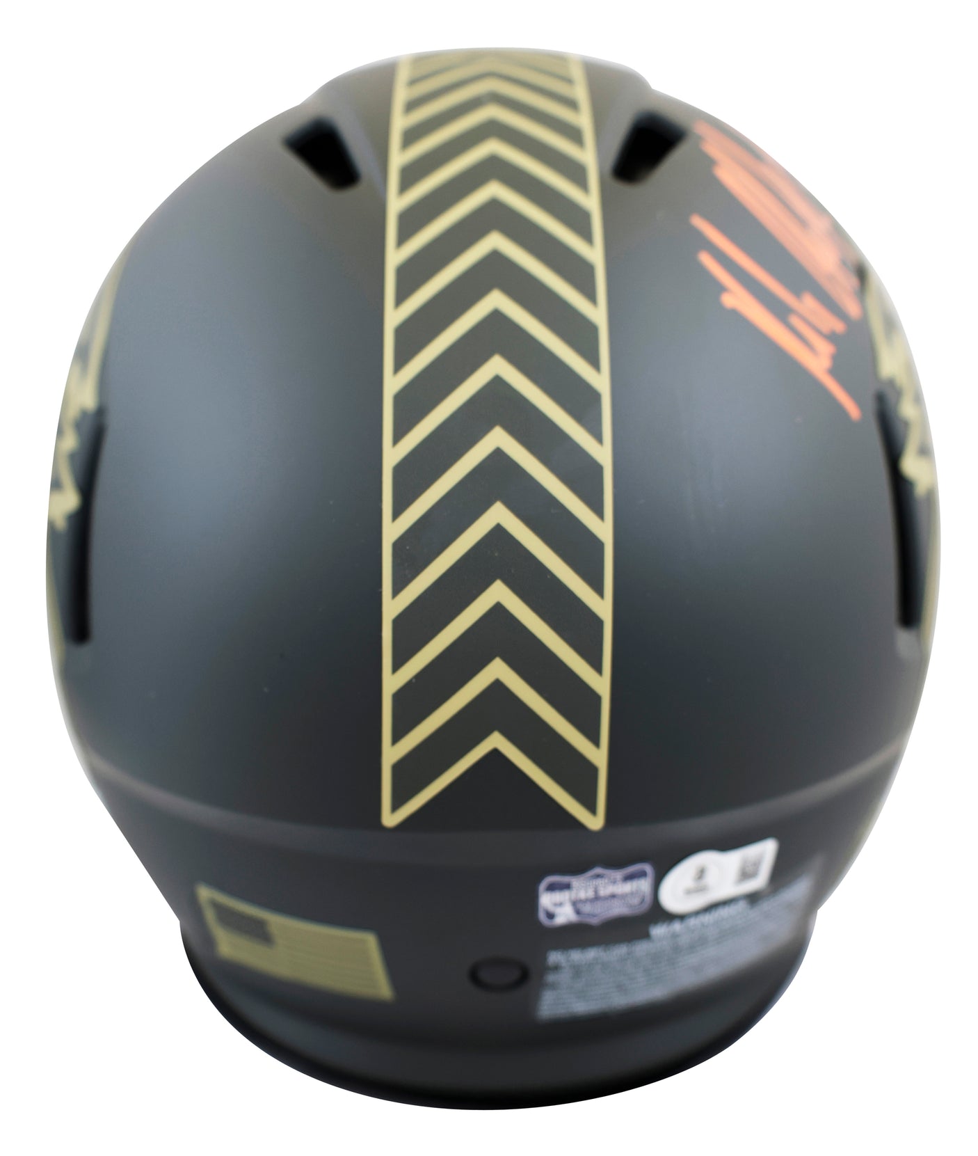 Buccaneers Rob Gronkowski Signed STS IV F/S Speed Proline Helmet W/ Case BAS Wit