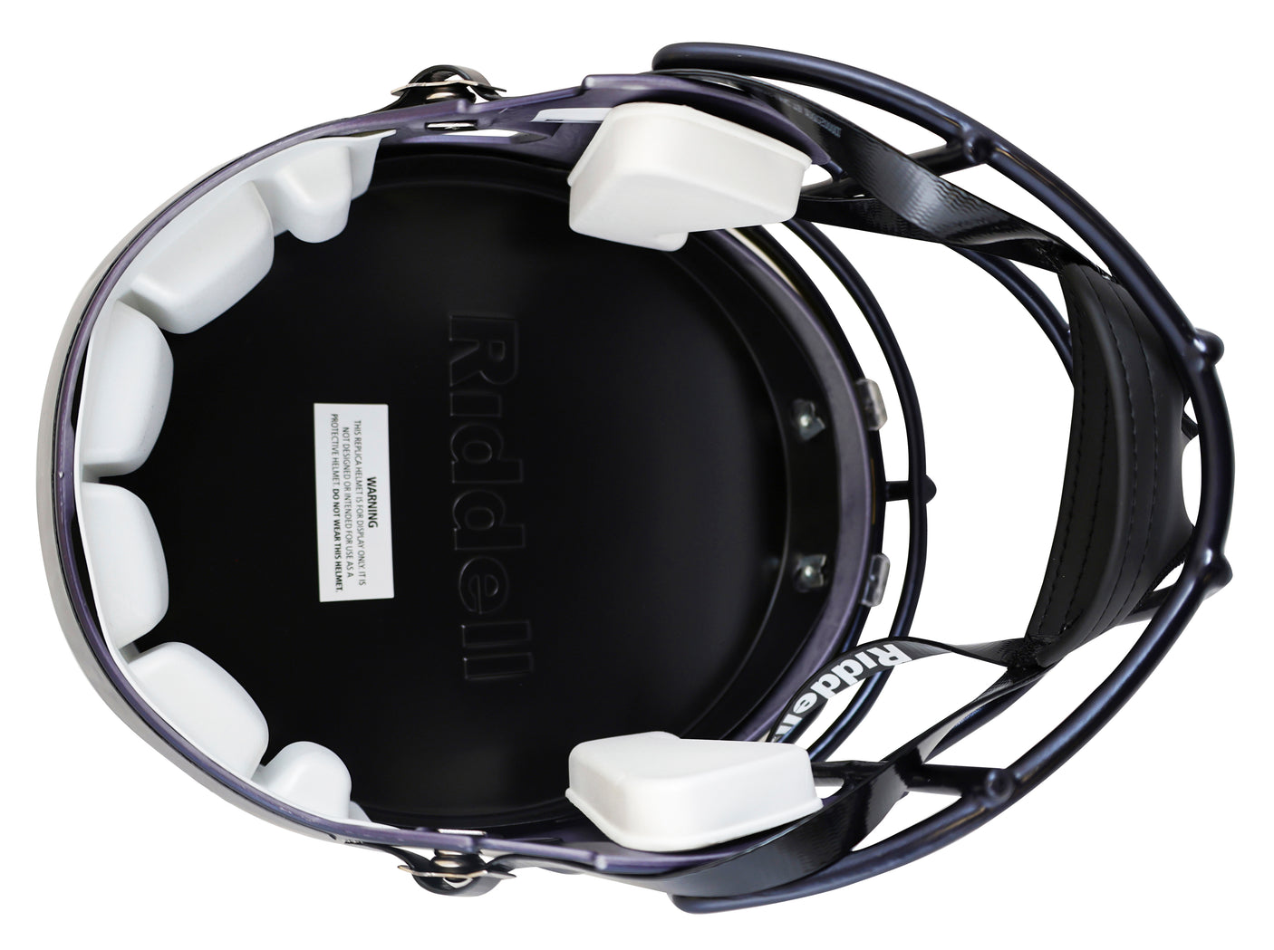 Michigan Ty Law "Go Blue!" Signed Riddell Full Size Speed Rep Helmet BAS Wit