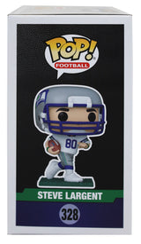 Seahawks Steve Largent "HOF 1995" Signed #86 Funko Pop Vinyl Figure BAS Witness