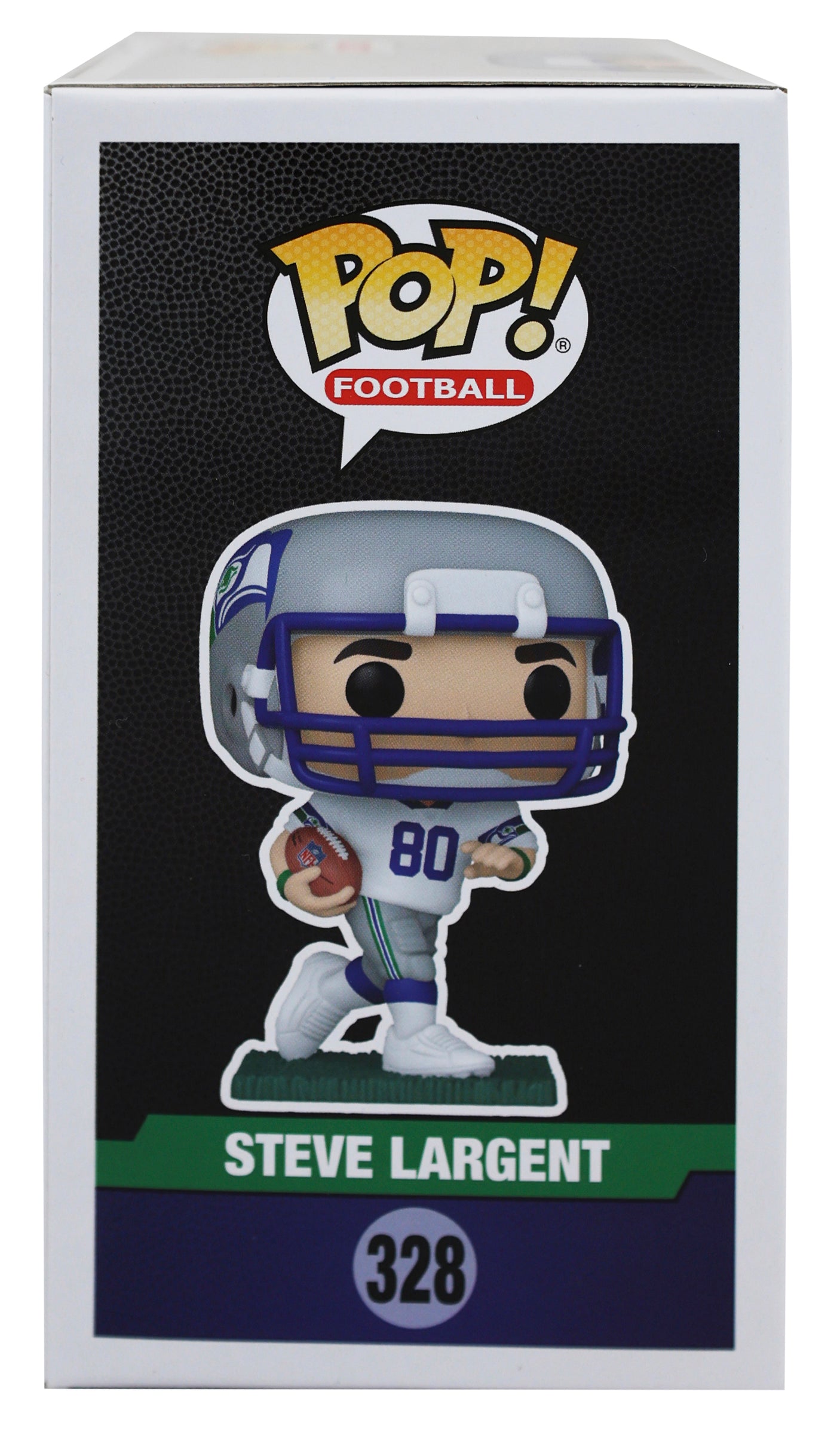 Seahawks Steve Largent "HOF 1995" Signed #86 Funko Pop Vinyl Figure BAS Witness