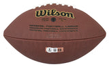 Patriots Ty Law "HOF 2019" Signed Wilson Super Grip Football W/ Case BAS Witness