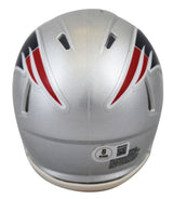 Patriots Ty Law "HOF 2019" Signed Speed Mini Helmet W/ Case BAS Witnessed