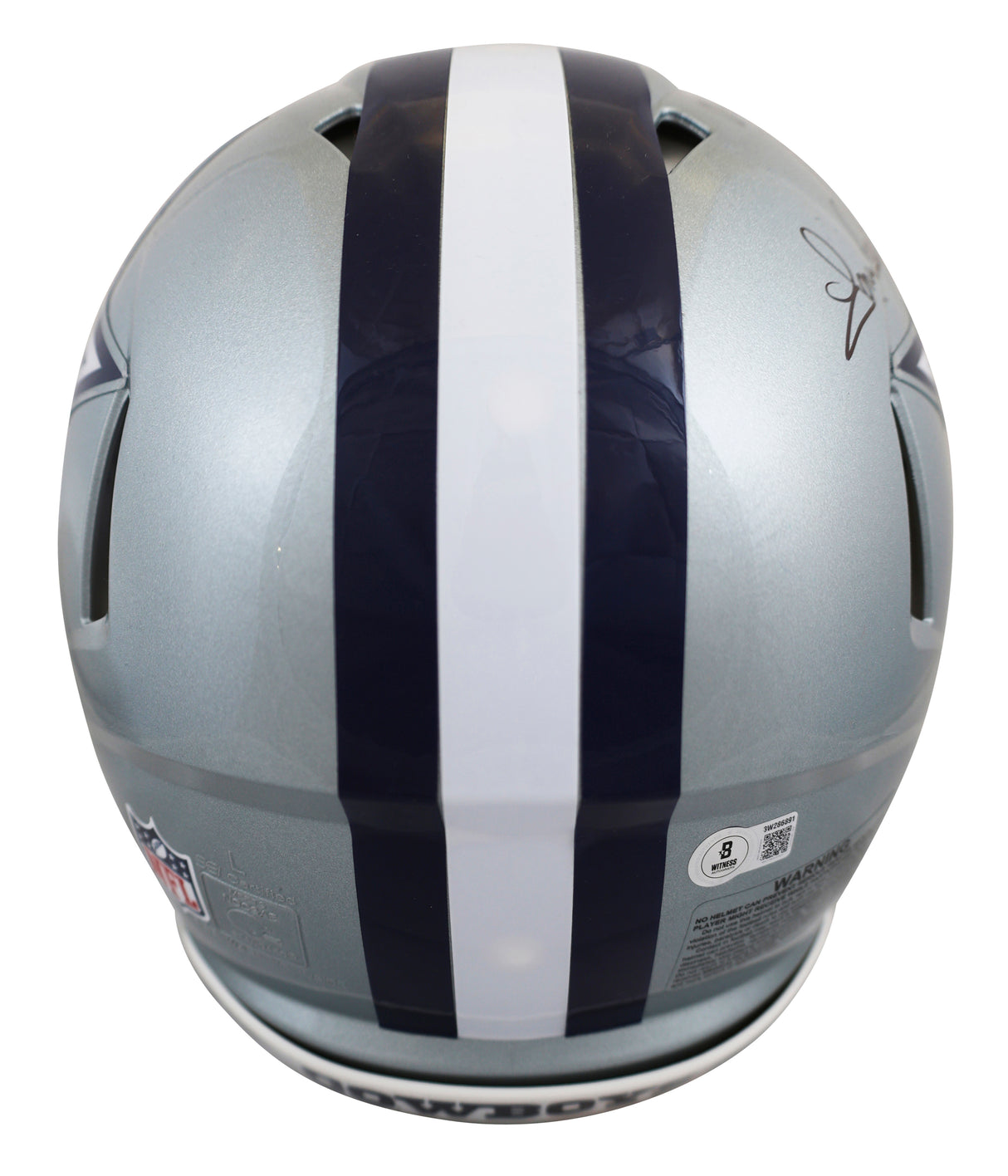 (3) Pearson, Staubach & Dorsett Signed F/S Speed Proline Helmet W/ Case BAS Wit