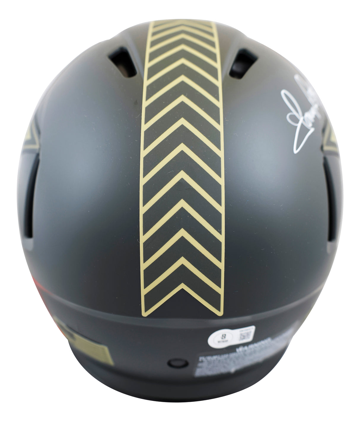Pearson, Staubach & Dorsett Signed STS IV F/S Speed Proline Helmet W/ Case BAS W
