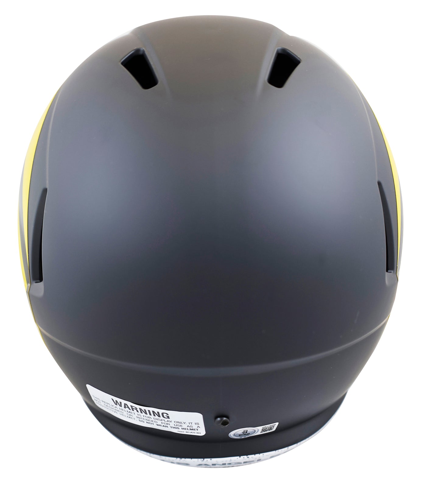 Rams Eric Dickerson "HOF 99" Signed 1981-99 TB Full Size Speed Rep Helmet BAS W