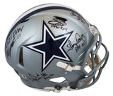 Smith, Dorsett, Parsons, Prescott +1 Signed F/S Speed Proline Helmet w/ Case BAS