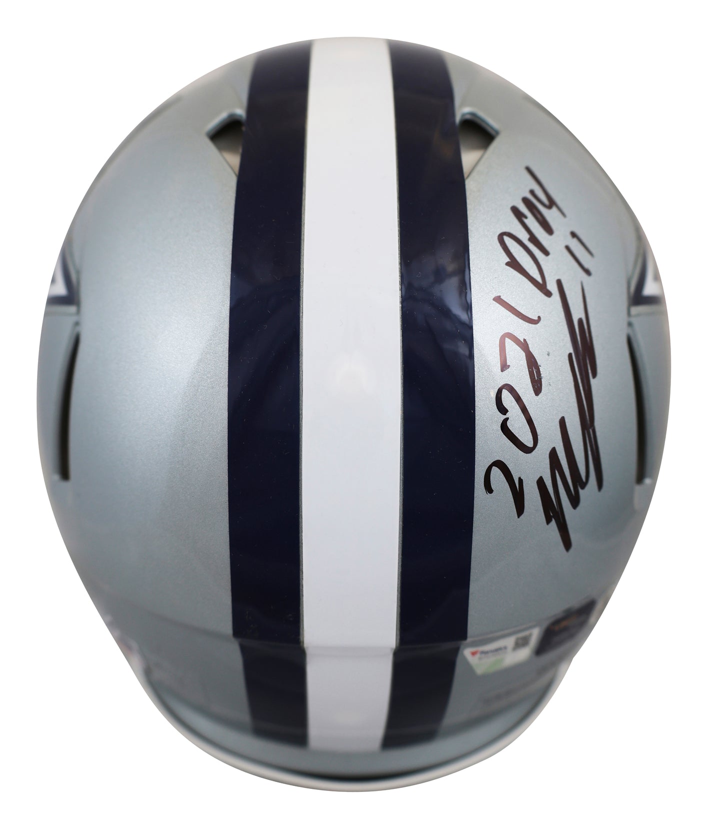 Cowboys Smith, Dorsett, Parsons, Prescott +1 Signed F/S Speed Proline Helmet BAS