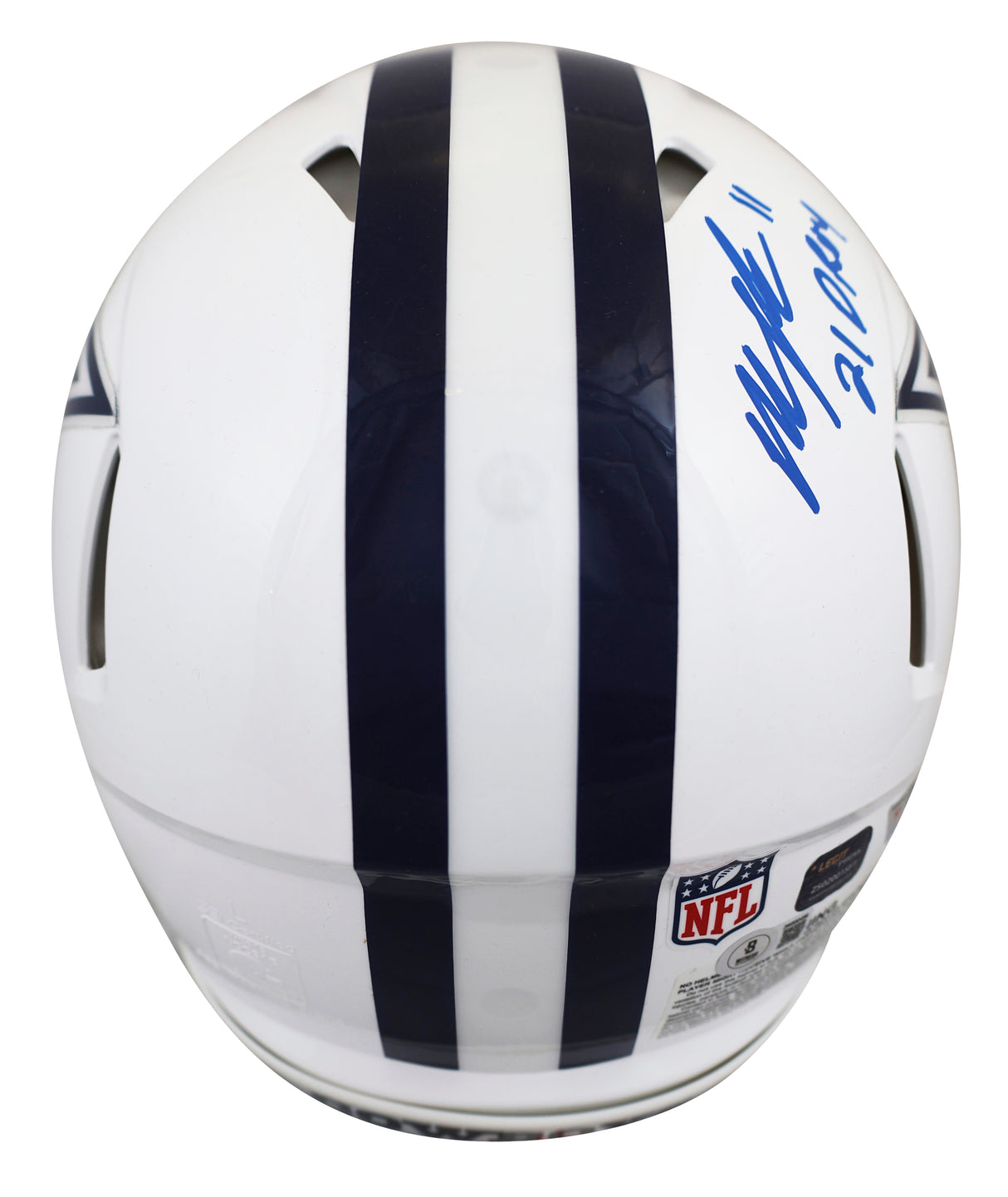 Cowboys (5) Smith Prescott +3 Signed 22 Alt F/S Speed Proline Helmet W/ Case BAS