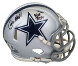 Cowboys Calvin Hill "ROY 1969" Authentic Signed Speed Mini Helmet BAS Witnessed