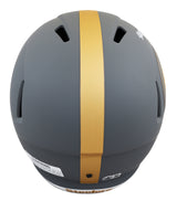 Steelers Mel Blount Signed Slate Full Size Speed Rep Helmet BAS Witnessed