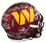 Washington (11) Green, Riggins, Williams +8 Signed F/S Speed Proline Helmet BAS