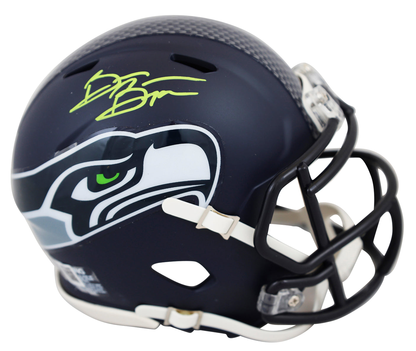 Seahawks Brian Bosworth Authentic Signed Speed Mini Helmet W/ Case BAS Witnessed