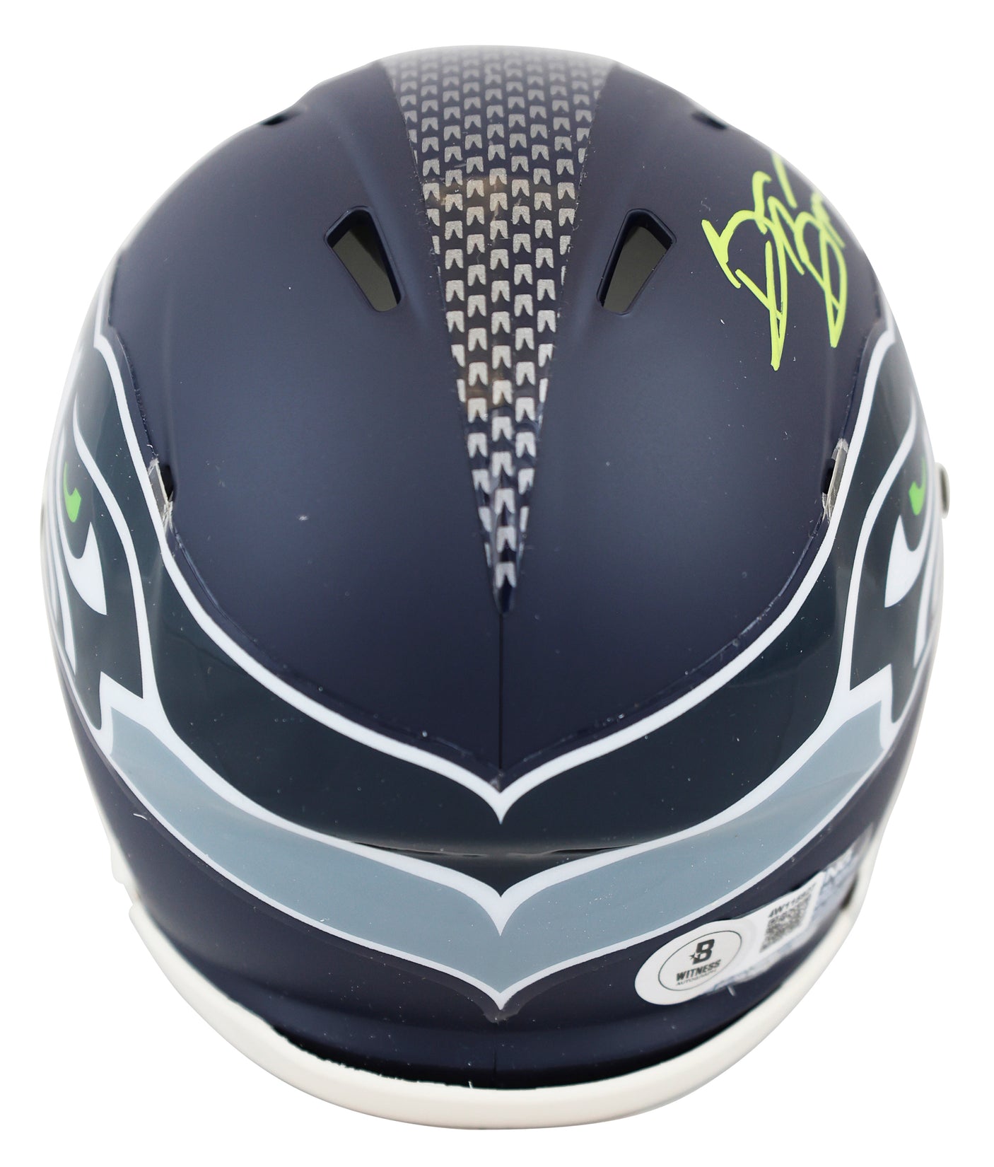 Seahawks Brian Bosworth Authentic Signed Speed Mini Helmet W/ Case BAS Witnessed
