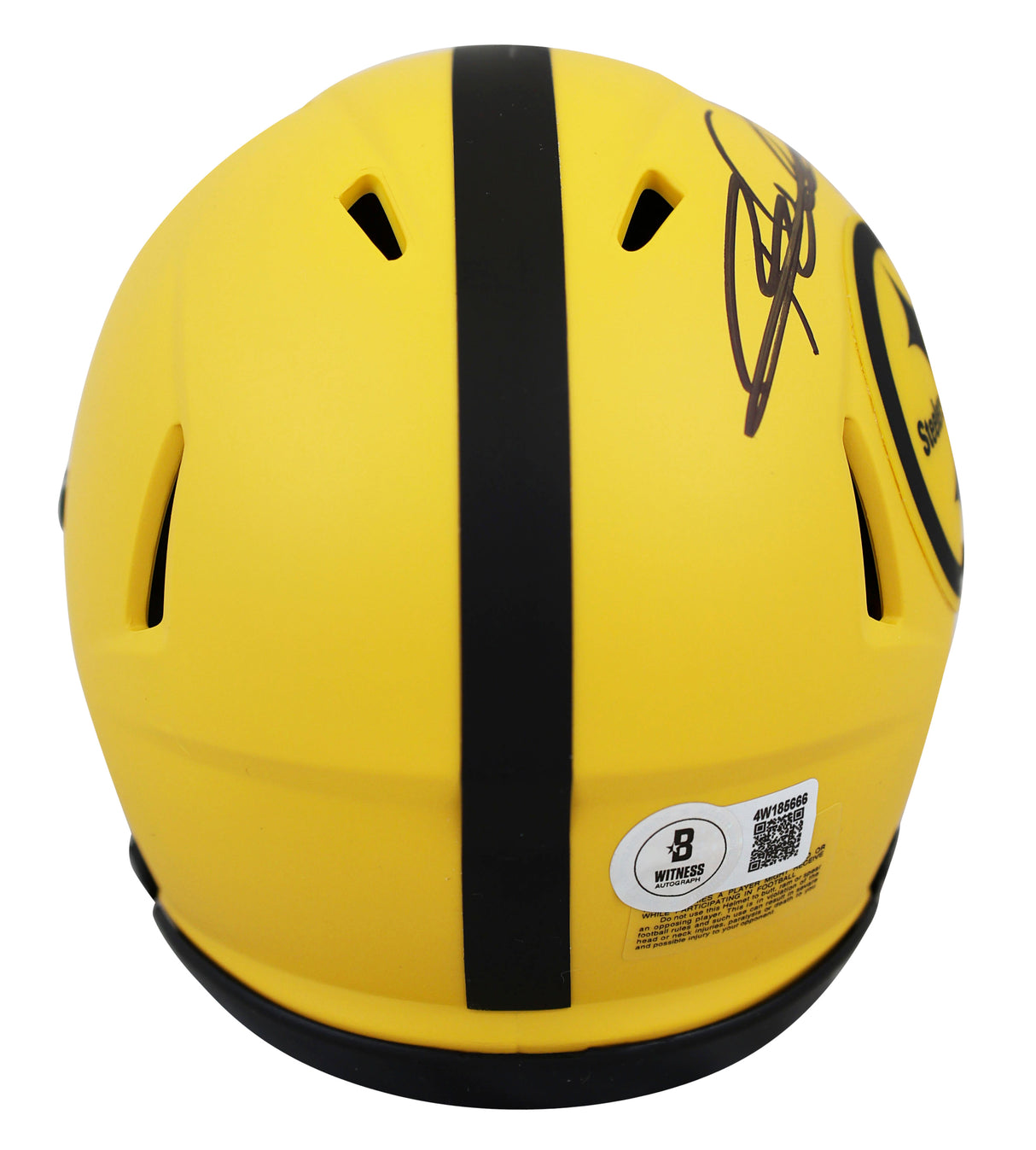 Steelers Rod Woodson Signed Rave Speed Mini Helmet W/ Case BAS Witnessed