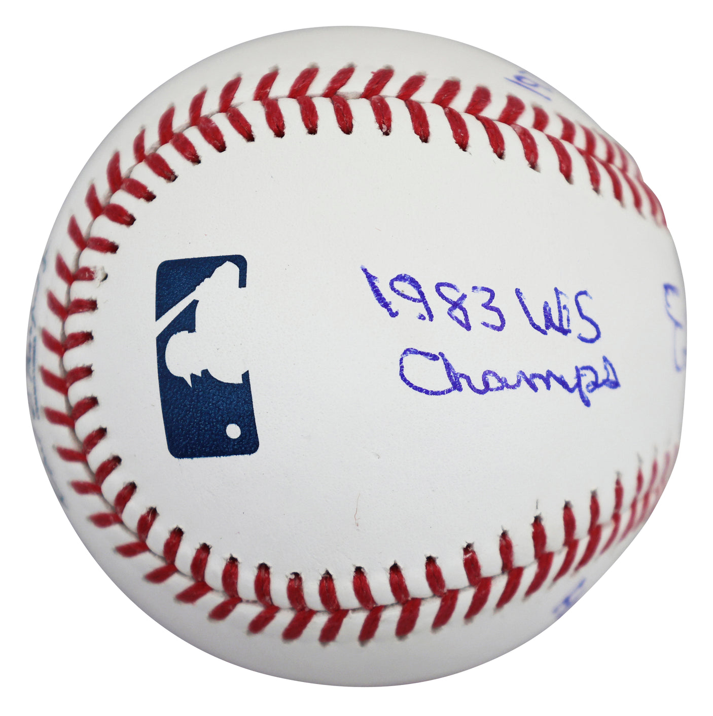 Orioles Eddie Murray "Career Stat" Signed Manfred Oml Baseball W/ Case BAS Wit