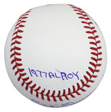 Orioles Eddie Murray "Career Stat" Signed Manfred Oml Baseball BAS Witnessed