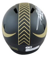 Vikings Adrian Peterson "All Day" Signed STS IV F/S Speed Rep Helmet W/ Case BAS