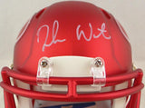 Deshaun Watson Autographed Houston Texans Blaze Mini Helmet - Beckett *White