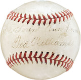 Ted Williams Autographed Official 1940's American League Baseball Boston Red Sox "Catherine" JSA #Y33835