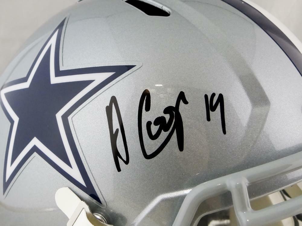 Amari Cooper Autographed Dallas Cowboys Speed Full Size Helmet- Beckett W Auth