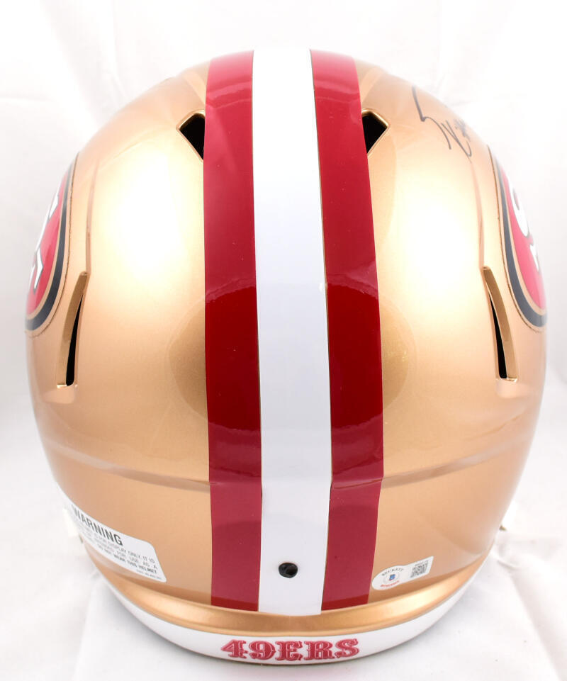 George Kittle Signed San Francisco 49ers F/S Speed Helmet- Beckett W Hologram