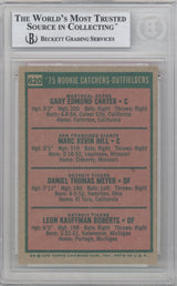 Marc Hill & Leon Roberts Autographed 1975 Topps Rookie Card #620 Beckett BAS #10211293