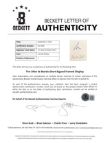 Tim Allen & Martin Short The Santa Clause 3 Signed Framed Display BAS #AE13940