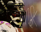 Ray Lewis Autographed Ravens 16x20 PF Close Up Photo - Beckett Auth *White