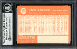 Jack Kralick Autographed 1964 Topps Card #338 Cleveland Indians Beckett BAS #12409434