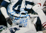 Kenny Easley Autographed Seahawks 8x10 Photo Close Up w/ HOF- JSA W Auth *Blue