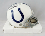 Eric Ebron Autographed Indianapolis Colts Mini Helmet- JSA W Auth *Black
