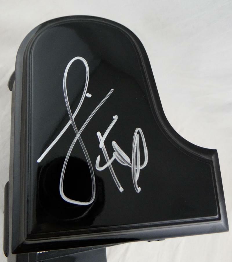 Jamie Foxx Autographed Ray Mini Piano - JSA W Auth *Silver