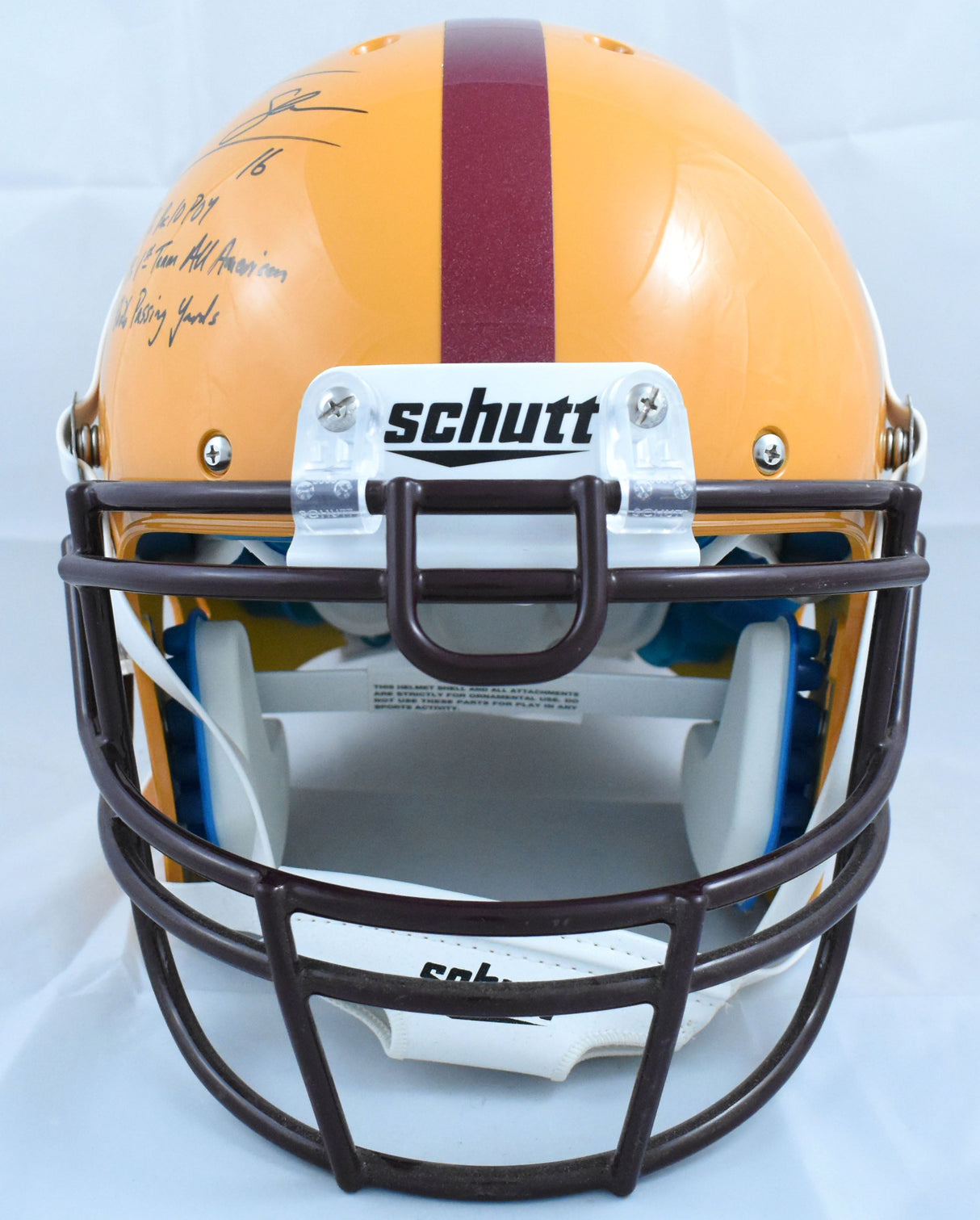 Jake Plummer Autographed Arizona State F/S Schutt Authentic Helmet Beckett W
