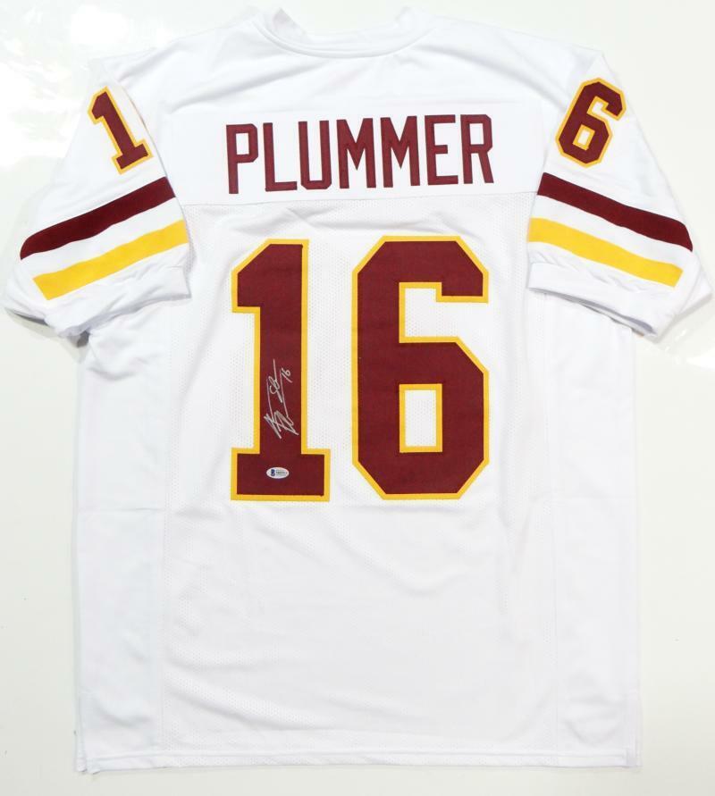 Jake Plummer Autographed White College Style Jersey- Beckett Authenticated *1
