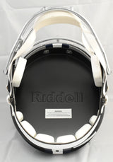 Von Miller Autographed Denver Broncos F/S Flat Black Speed Helmet - JSA W