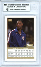Benoit Benjamin Autographed 1990-91 Skybox Card #124 Los Angeles Clippers Beckett BAS #10739339