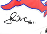 Pony Express Autographed SMU F/S Schutt Authentic Helmet - Beckett W Holo