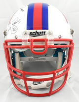 Pony Express Autographed SMU F/S Schutt Authentic Helmet - Beckett W Holo