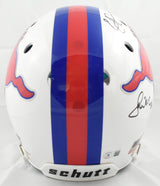 Pony Express Autographed SMU F/S Schutt Authentic Helmet - Beckett W Holo