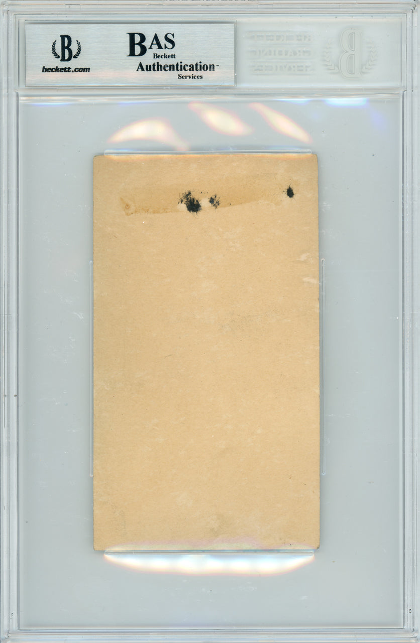 Lew Riggs Autographed 3.5x5.5 Photo Cincinnati Reds, Brooklyn Dodgers "To Loren Best Wishes" Beckett BAS #10837222