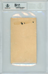 Lew Riggs Autographed 3.5x5.5 Photo Cincinnati Reds, Brooklyn Dodgers "To Loren Best Wishes" Beckett BAS #10837222