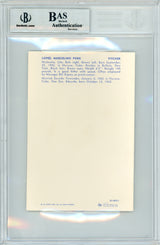 Marcelino Lopez Autographed 1966 Dexter Press 4x6 Photo California Angels Beckett BAS #10837235