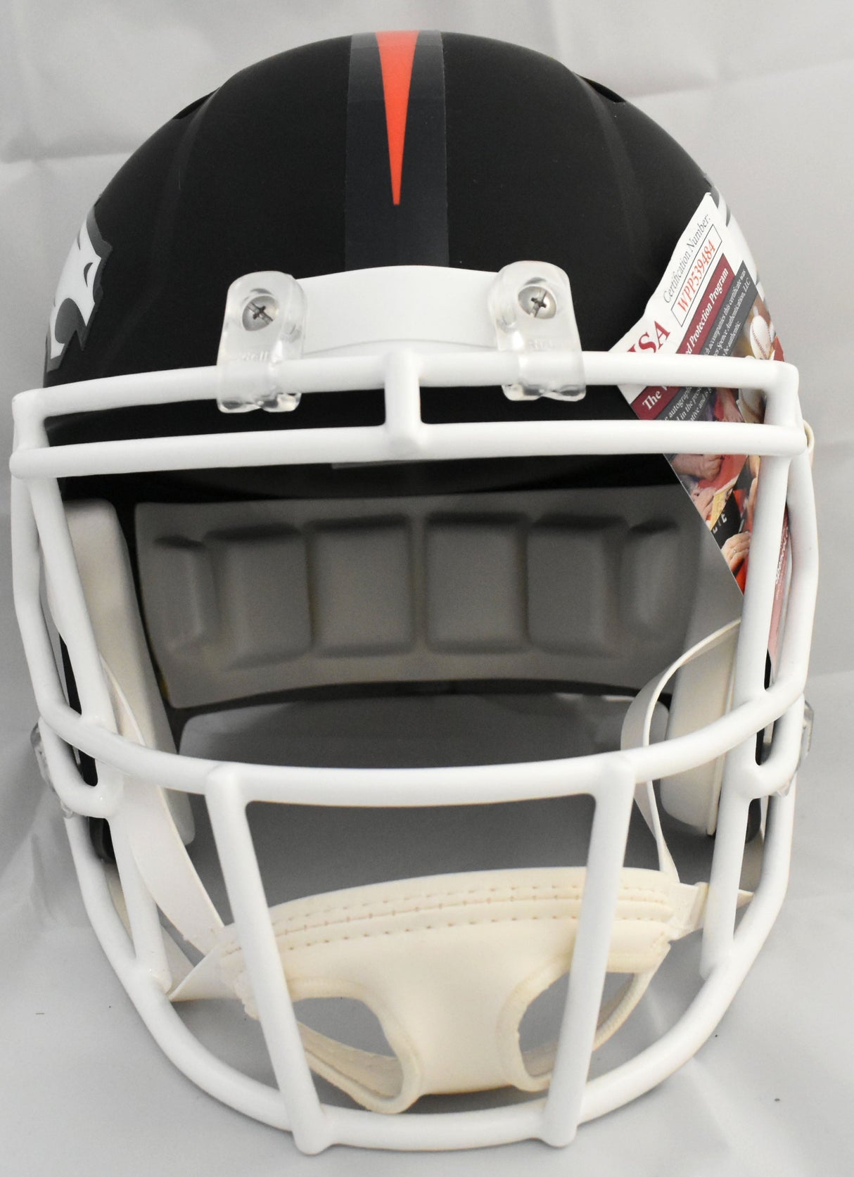 Von Miller Autographed Denver Broncos F/S Flat Black Speed Helmet - JSA W