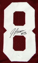 Germaine Gresham Autographed Maroon College Style Jersey- JSA Auth *8