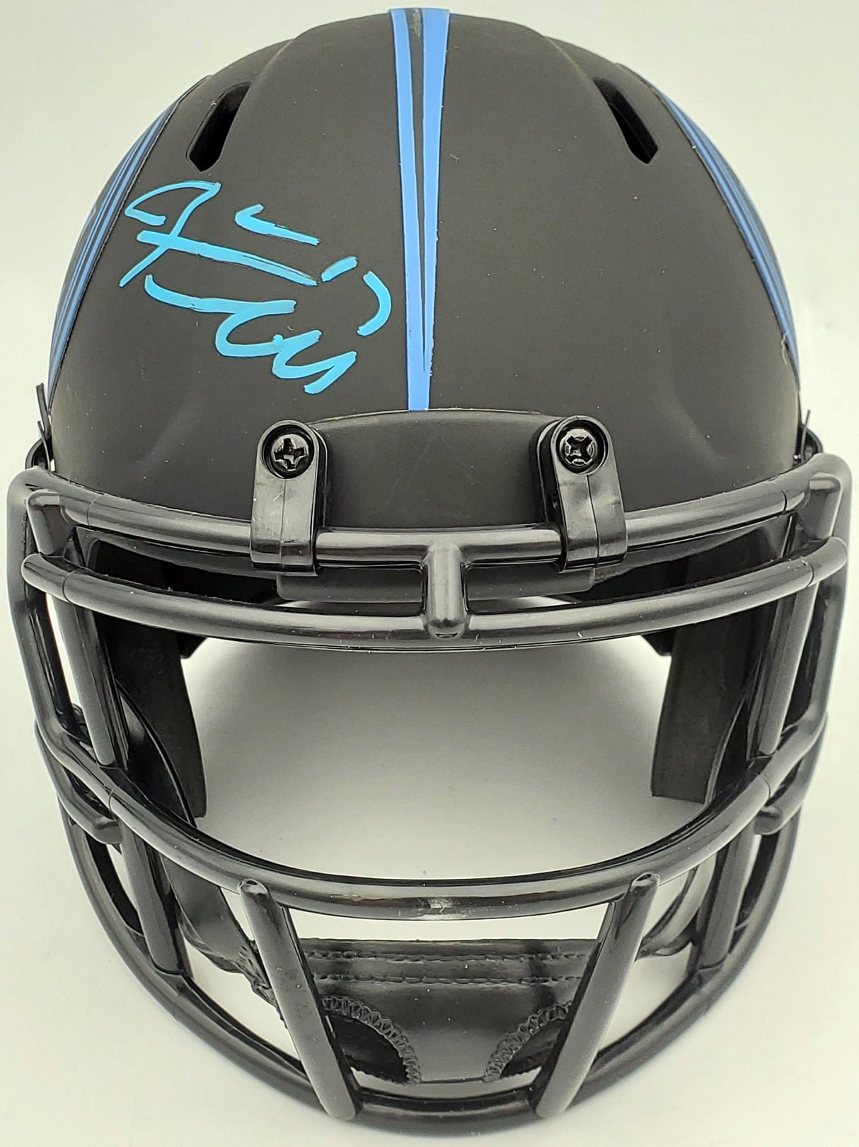 Ryan Tannehill Autographed Tennessee Titans Eclipse Black Speed Mini Helmet Beckett BAS QR Stock #197222