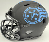 Ryan Tannehill Autographed Tennessee Titans Eclipse Black Speed Mini Helmet Beckett BAS QR Stock #197222