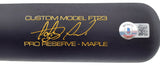 Fernando Tatis Jr. Autographed Black Victus Game Model Bat San Diego Padres Beckett BAS QR Stock #197450
