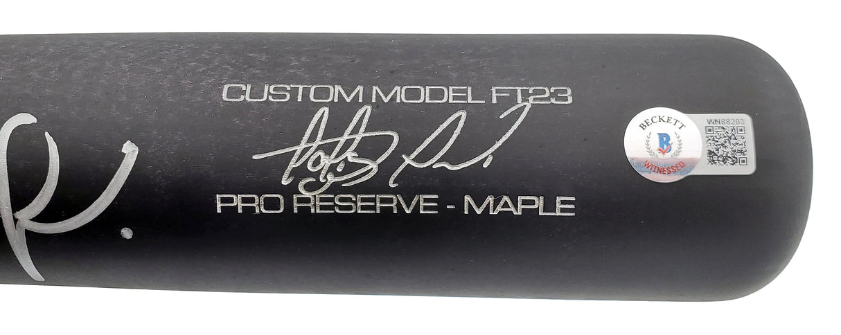 Fernando Tatis Jr. Autographed Black Victus Game Model Bat San Diego Padres Beckett BAS QR Stock #197452
