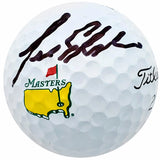Hideki Matsuyama & Lee Elder Autographed Titleist Masters Logo Golf Ball Beckett BAS QR Stock #197453
