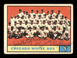 Johnny Cooney, Tony Cuccinello, Ray Berres & Don Gutteridge Autographed 1961 Topps Team Card #7 Chicago White Sox All 4 coaches SKU #197760